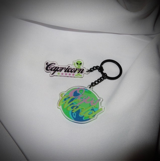 OOPS WORLD KEYCHAIN + ZODIAC